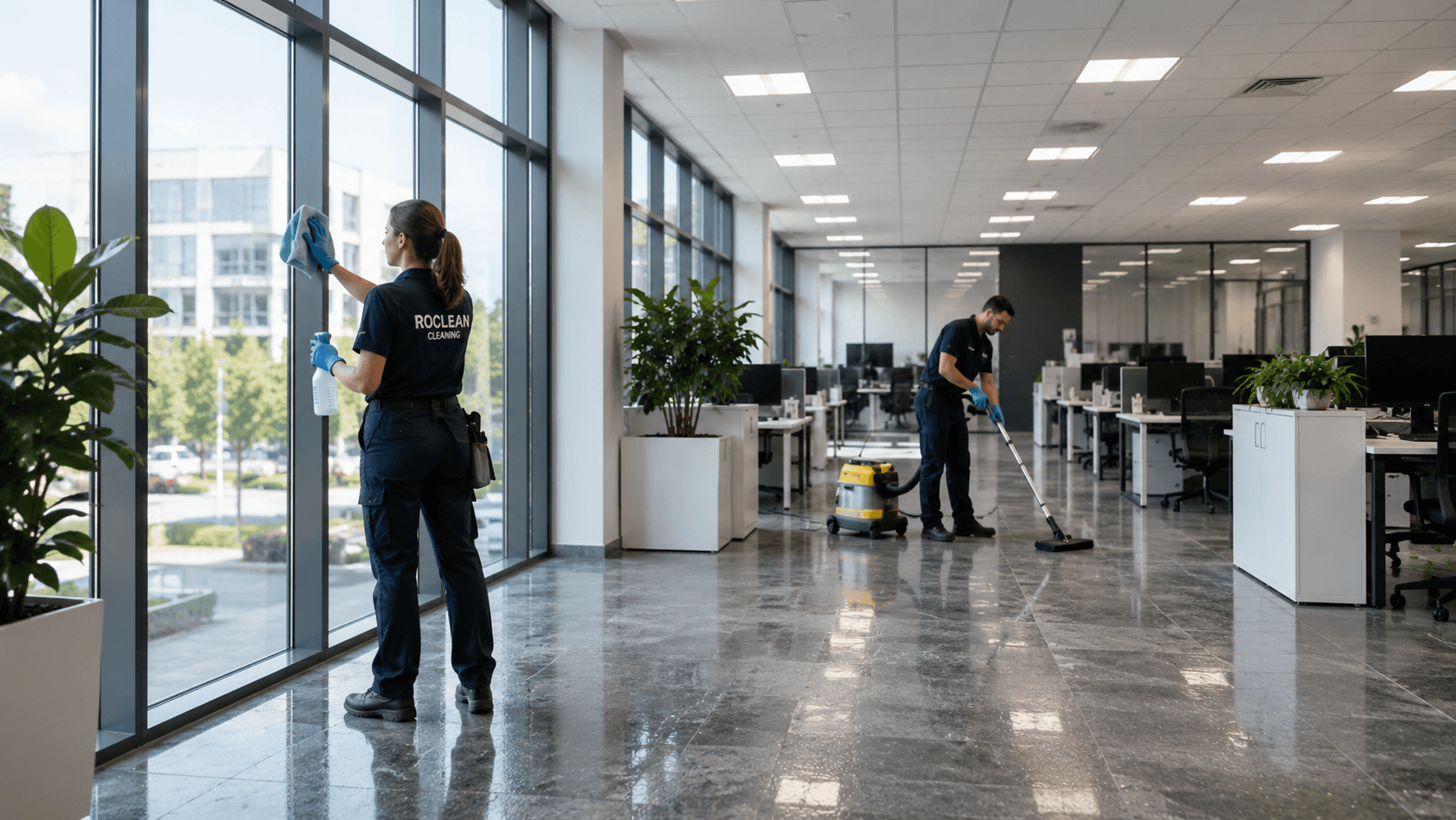 Curatenie de Intretinere pentru Cladiri de Birouri & Spatii Administrative